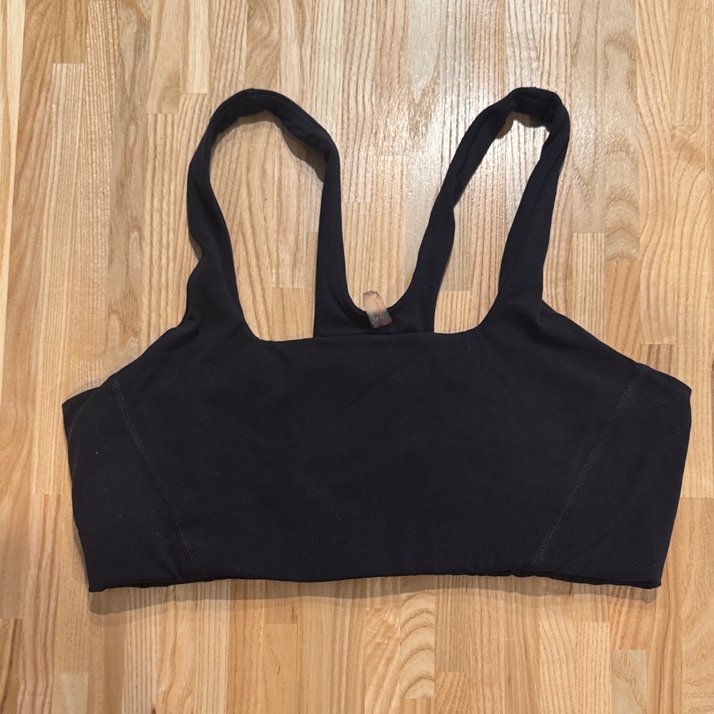 FP Movement Never Better Square Neck Sports Bra Black